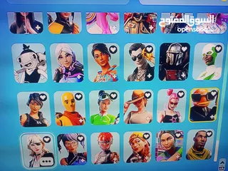  1 حساب فورت من السيزون x مدفوع عليه اثر من 300......