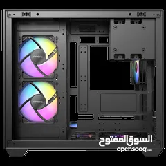  4 كيس بي سي مستعمل مثل الجديد + 6 مراوح  pc case antec cx800 RGB