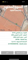  1 ارض للبيع 500 متر في قرية رجم الشامي حوض الغدير الجنوبي على شارع عمان التنموي