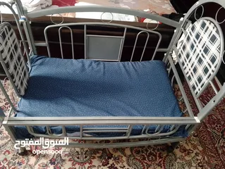  2 تخت حديد استعمال بسيط لغايه 6 سنوات
