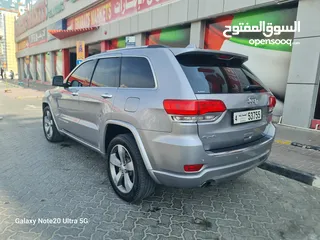  8 للبيع جيب غراند شيروكي ليمتد 4x4 موديل 2014 مزود بحالة الوكالة