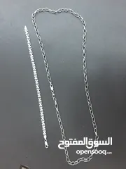  2 بلاك يورو وسنسال جميل ومميز للبيع او للبدل على فضه