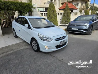  14 هونداي اكسنت 2016 فحص 7 جيد كرت ابيض محرك 1600cc مالك 1 عداد 100km