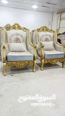  16 طقم كورنر خشب قراط ولاتيه مكفول سنتين اسفنج ضغط قماش وتر بروف. 6مخدات هدية  بفة لكل طقم كن