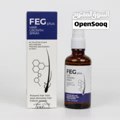  2 FEG+ Hair Growth Spray + FREE Perfume   Free Delivery