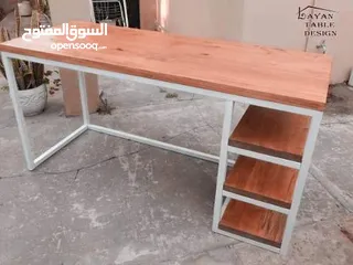  11 طاولة موظف حديد / طاولة دراسة حديد بعدة الوان