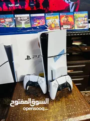  1 Playstation 5 Slim Blueray  بلاستيشن 5 سلم