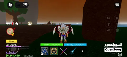  6 حساب روبلوكس ماب بلوكس فروت (Blox fruits)