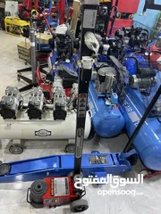  5 جك هواء مع عربة