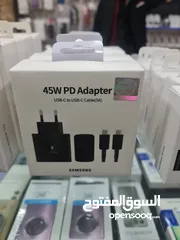  3 شواحن سامسونج اصلي 25 -45 - 65 واط اصلي بسعر مميز