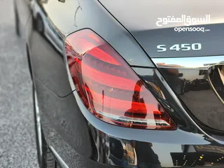  16 مرسيدس S450 موديل 2019 عداد 64 ألف وارد الكويت 3 أزرار شرط الفحص