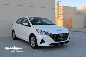  2 HYUNDAI ACCENT 2022 GCC EXCELLENT CONDITION WITHOUT ACCIDENT