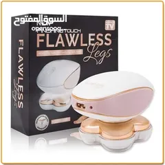  12 جهاز فلوليس FLAWLESS ازاله شعر كامل الجسم شحن 4 روؤس براون