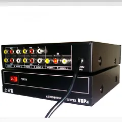  1 AUDIO -VIDEO SPLITTER 4Ch. & 8Ch