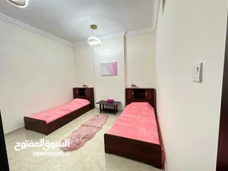  9 two bedromme and hall including all bills and internet  غرفتين و صالة للايجار الشهري بالروضة 2