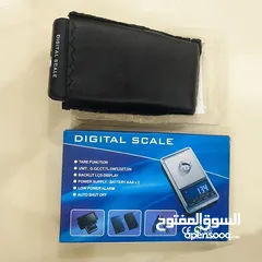  3 ميزان الذهب الدقيق مع محفظه جلد وكفر حماية  الأدق في الأسواق. اصغر ميزان بالعالم .