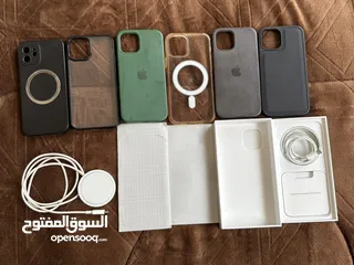  4 iPhone 12 Blue  نظيف من غير خدوش  غير مفتوح مع الكرتونة الاصلية