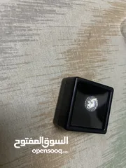  2 حجر ميزونايت الماس مع شهادة