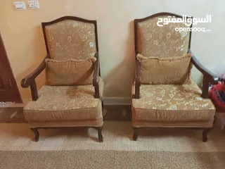  5 طقم زان خشب 9مقاعد مع السجاده والبردايتين