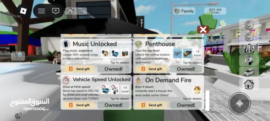  7 حساب روبلوكس ماب البيوو سكنات و بلوكس فروت للمعرقين فيها و مزبد و مايك و شات  على 600 شيكل