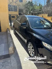  2 كيا سيراتو 2011 وارد الوكالة؛ مالك ثاني لون اسود مميزة صيانة وكيل وقطع وكيل