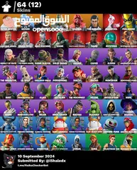  1 حساب فورت للبيع