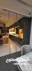  1 قاطع مطبخ متحرك لون ذهبي modern