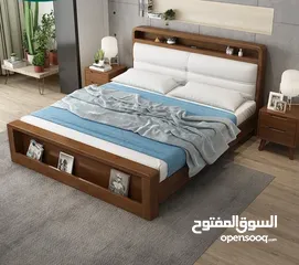  13 اتخوت مجوز خشب لاتيه 18م عادي او بكس مجوز مفرد ونص مفرد البيع بدون فرشه مع إمكانية تغير الون كفاله 5