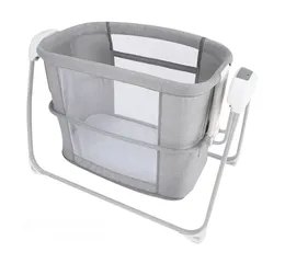  4 Mastela baby electric swing bassinet- Grey