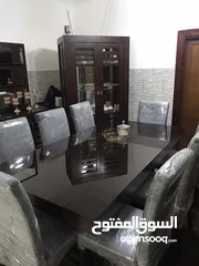  7 غرفة سفره زان بالكامل شبه وكاله استعمال عرسان 6 اشهر