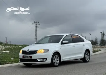  6 سكودا رابيد موديل 2015 ديزل اصل برايفت يد ثانية محرك 1600 جير عادي