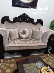  2 طقم كنب استعمال بسيط تفصيل للبيع فصلته 600 بدي ابيعه 250