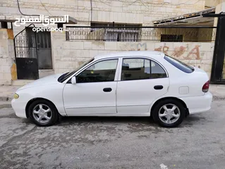  1 هيونداي اكسنت 97 اتوماتيك اصلي  3 جيد الفحص مرفق بالصور