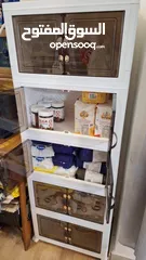  5 توفر من جديد لكثرة الطلب دولاب فانتازيا 5 طبقات مزود بعجلات  وفرنالك المنتج الأكثر طلباً