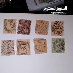  26 طوابع بريدية عثمانيه ومميز