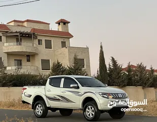  5 ميتسوبيشي L200 2016 لون ابيض مميزه فحص كامل كرت ابيض دفع رباعي 4x4