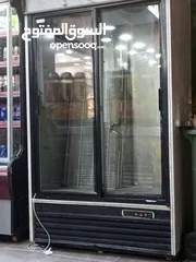  1 ثلاجة عرض بحاله ممتازه