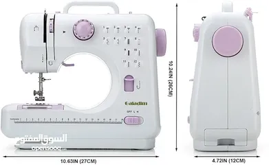 21 ماكينة خياطة وتطريز حجم وسط لأعمال البيت