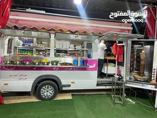  8 باص مرسيدس مفصل مطعم للبيع
