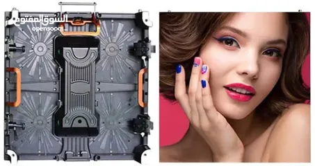  2 شاشة LED مقاس 32 بوصة داخلية وخارجية عرض وتسويق المنتجات صورة وفيديو ومحتوى نصي كفالة سنة