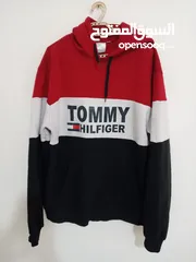  10 هودي  رجالي TOMMY HILFIGER تومي هيلفغير اصليه مستعملة بحالة ممتازة