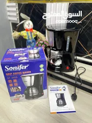 6 صباحك أجمل بفنجانك الجاهز! ماكينة Sonifer Drip Coffee Maker سهولة – سرعة – طعم لا يقاوم!