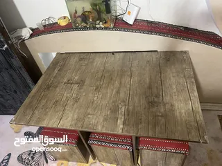  4 للبيع طاولت سفره جديده