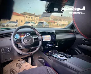  21 هونداي توسان  N-LINE  فل بدون فتحة  2x4 ///240Hp بنزين + كهرباء  2022/ ( Haybrid) 1600cc