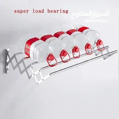  8 اثاث خارجي منشر تجفيف الملابس 120 سم جديد وحصري منشر غسيل الملابس على الجدار رهيب من ستانلس ستيل