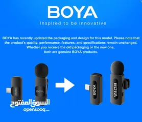  10 مايك تسجيل من براند بويا الأصلي لهواتف الاندرويد Boya BY-V10 For Android Mic