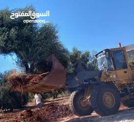  6 جك وجرافة وقلاب للايجار