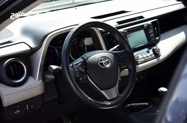  6 تويوتا راف فور هايبرد بحالة الوكالة فل اضافات Toyota Rav4 XLE Hybrid 2017