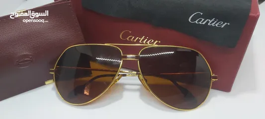 2 نظاره كارتير فرنسيه  اصليه Cartier Original حجم 62 بحاله ممتازه من النوادر..