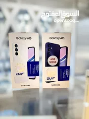  1 Samsung Galaxy A15  ‎‏‎‏6 ram / 128GB  ‎‏‎جديد بالكرتونة ‎‏‎كفالة الوكيل BMS 123 دينار